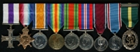 Alan Douglas Johnson : (L to R) Military Cross; 1914-15 Star; British War Medal; Allied Victory Medal; 1939-45 Defence Medal; 1939-45 War Medal; 1935  Jubilee Medal; 1937 Coronation Medal; Efficiency Decoration